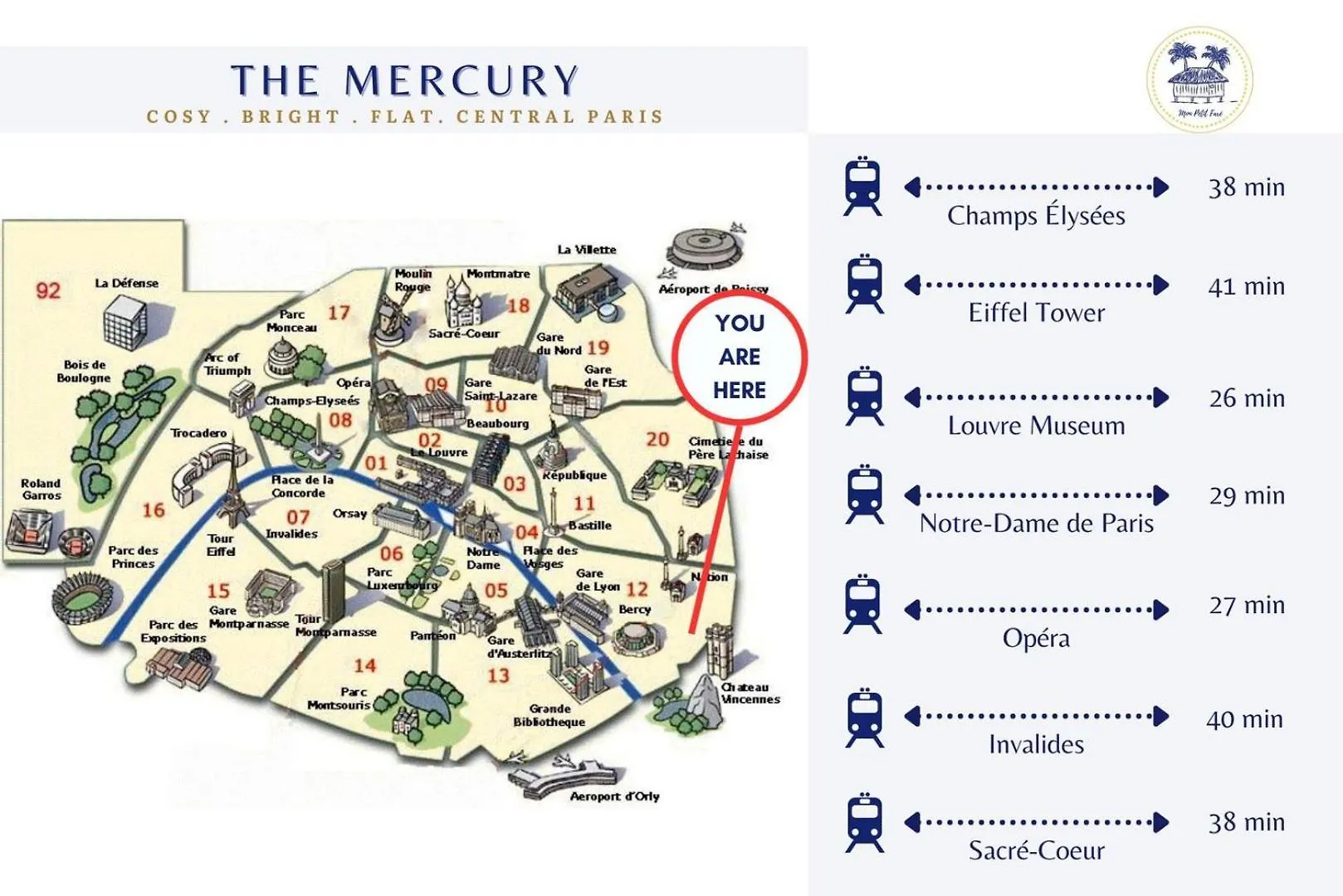 Le Mercury - Confortable Et Lumineux - Nation Apartamento *