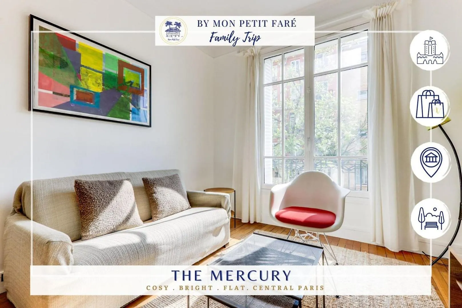 Apartment Le Mercury - Confortable Et Lumineux - Nation Paris